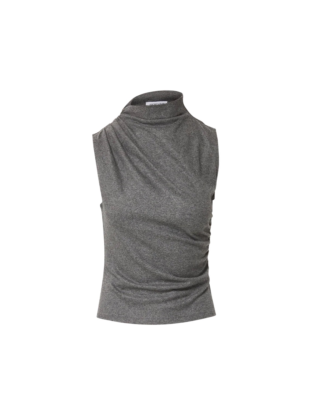 Veronica Beard Mylie Mock-Neck Tank Top In Xl